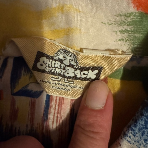 Shirt Off My Back Colorful Abstract Button-Up - Picture 4 of 8